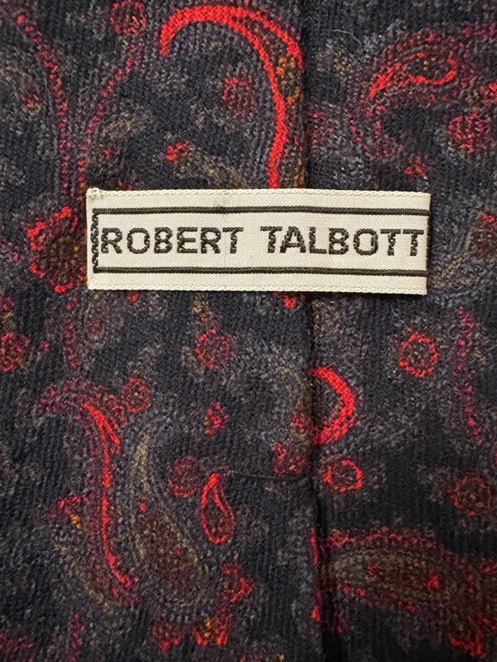 Robert Talbott Shelton Ltd Luxury Cashmere Silk Paisley Tie